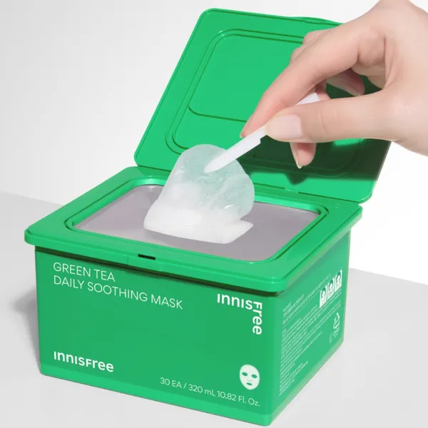 Innisfree Green Tea Daily Soothing Mask (30ea, 320ml)