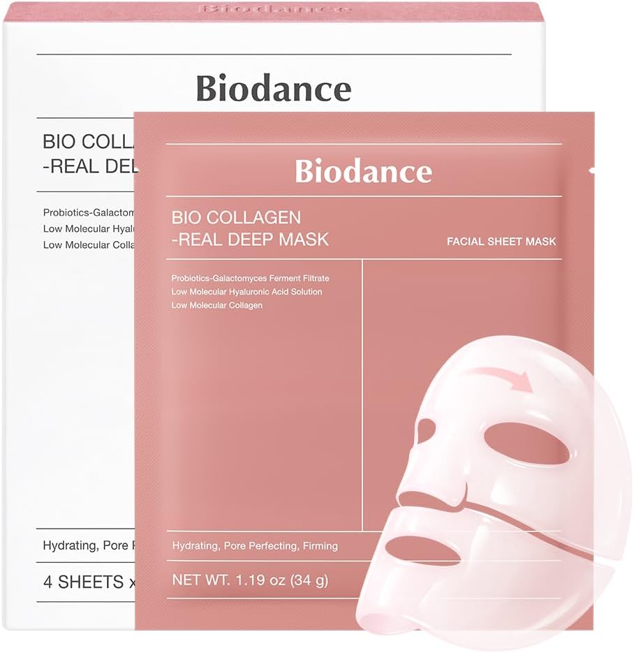 Biodance Bio Collagen-Real Deep Mask 1Box (34g*4ea) - Image 2