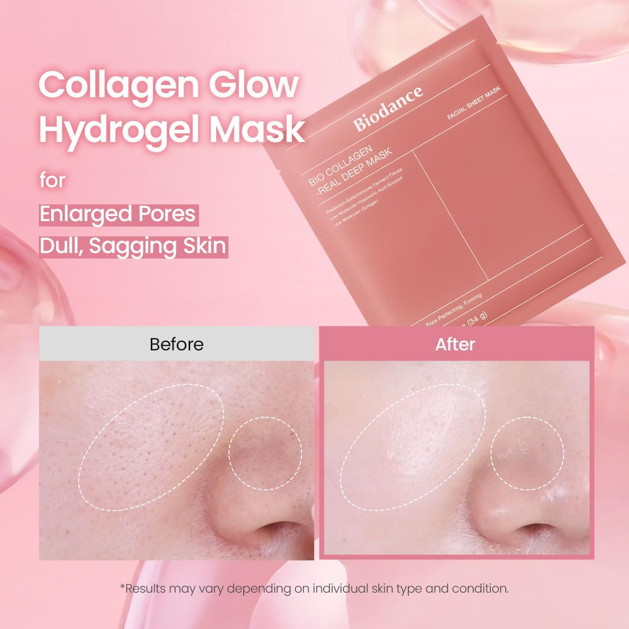 Biodance Bio Collagen-Real Deep Mask 1Box (34g*4ea) - Image 6