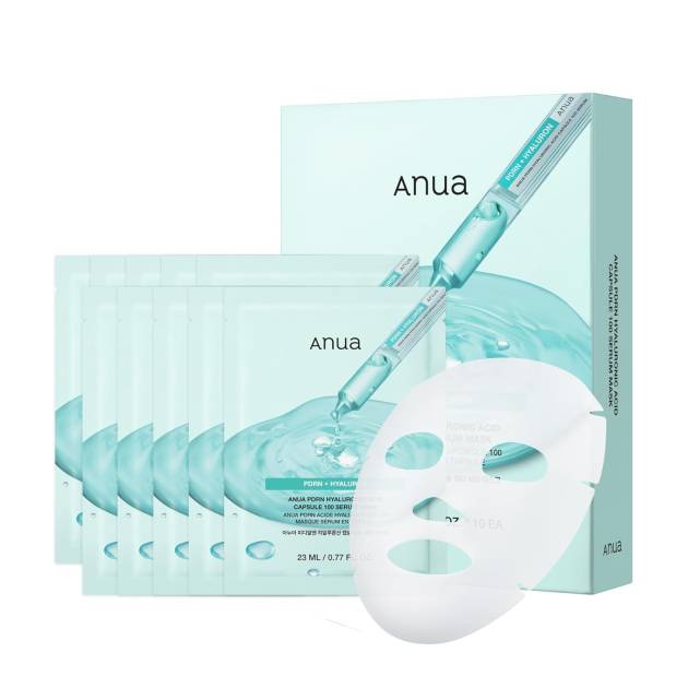 Anua PDRN Hyaluronic Acid Capsule 100 Serum Mask 23ml (1pc)