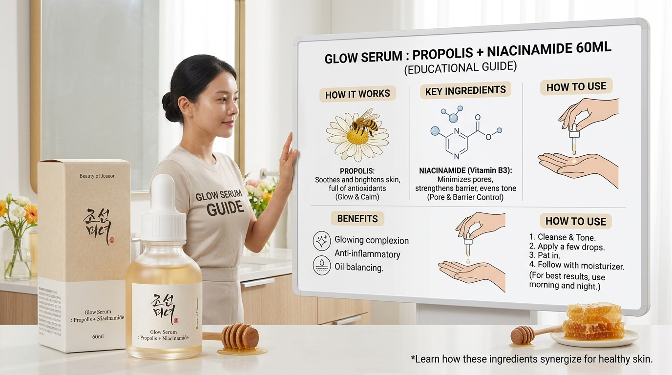 Beauty of Joseon Glow Serum : Proplis + Niacinamide 60ml - Image 3