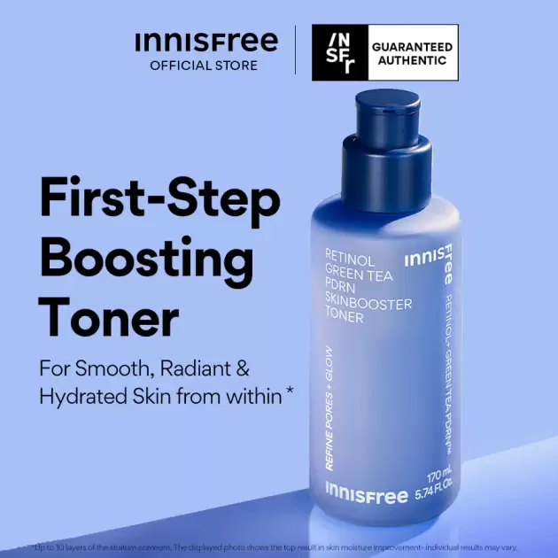 Innisfree Retinol Green Tea Pdrn Skin booster Toner 170ml