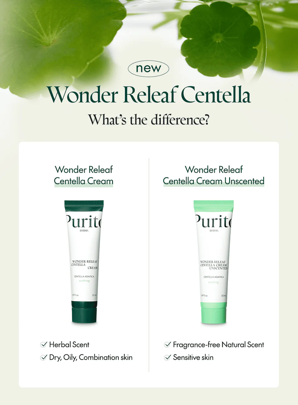 Purito Wonder Wonder Releaf Centella Cream Unscented 15ml - Image 11